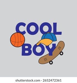 Cool Boy Sport Vector Design