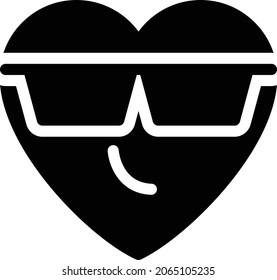 icono plano de glifo vector genial