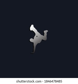 Cool Breakdance vector art Logo for your business or product