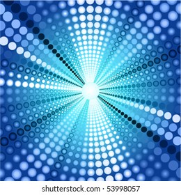 cool bright halftone background