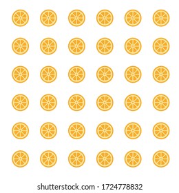 Fondo de fruta fresca y naranja brillante