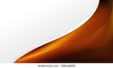 Cool Brown Wave Business Background