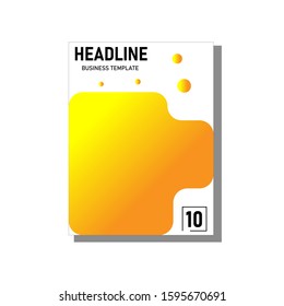 Cool business design template headers vector designs
