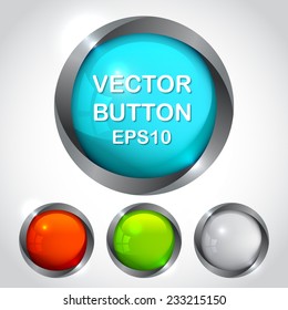 Cool buttons for your design. icons can use for websites, applications and design elements. Vector illustration