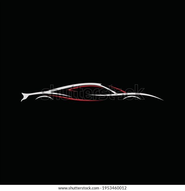 Cool car line illustration\
logo