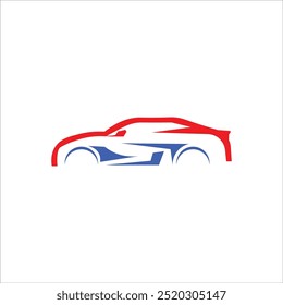 
Ícone de design de logotipo de carro legal