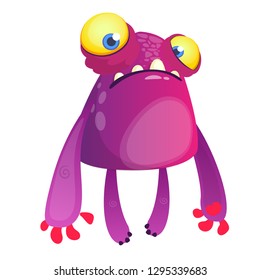 Cool cartoon monster. Halloween vector illustrated