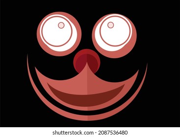 Cool cartoon vector character icon