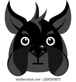 cool cartoon in vector model