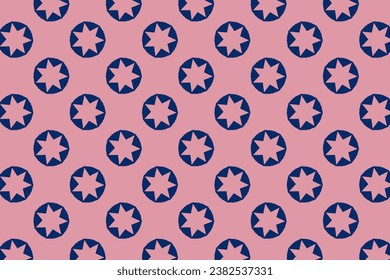 Cool circle combination star motif pattern vector illustration file for wallpaper.