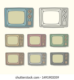 Cool Classic Television in Different Colors