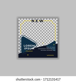 Cool and classy social media feed template or product promo template