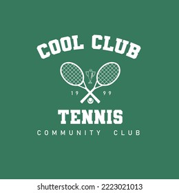 Cool Club tennis graphics or logo