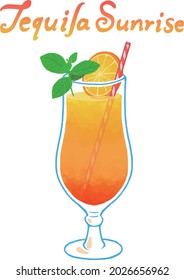 A cool cocktail perfect for summer