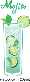 A cool cocktail perfect for summer
