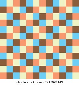 cool color square grid pattern