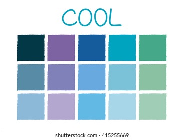 Cool Color Tone without Code Vector Illustration