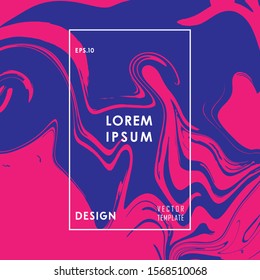 Cool Colored Abstract Liquid Poster 