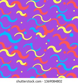 Cool colorful background. Graffiti. Abstract shapes composition. Applicable for Banners, Placards, Posters, Flyers. Eps8 vector.