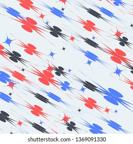 Cool colorful background. Graffiti. Abstract shapes composition. Applicable for Banners, Placards, Posters, Flyers. Eps8 vector.