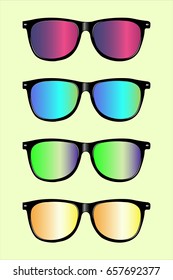 Cool colorful sunglasses filter to add to your pictures 