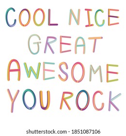 Cool Compliments Gradient Sentence Vector