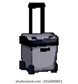 cool cooler box game pixel art retro vector. bit cool cooler box. old vintage illustration