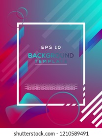 Cool Cover Background, Colorful Texture, Vector Design