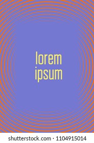 Cool cover template. Minimal trendy vector with halftone gradients. Geometric cool cover template for flyer, poster, brochure and invitation. Minimalistic colorful shapes. Abstract illustration.