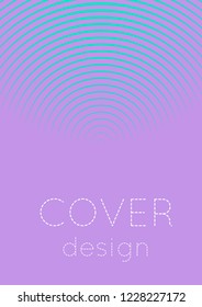 Cool cover  template. Minimal trendy vector with halftone gradients. Geometric cool cover template for flyer, poster, brochure and invitation. Minimalistic colorful shapes. Abstract illustration.