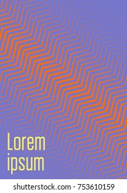 Cool cover template. Minimal trendy vector with halftone gradients. Geometric cool cover template for flyer, poster, brochure and invitation. Minimalistic colorful shapes. Abstract illustration.