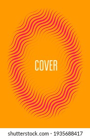 Cool cover  template set. Minimal trendy vector with halftone gradients. Geometric cool cover template for flyer, poster, brochure and invitation. Minimalistic colorful shapes. Abstract illustration.