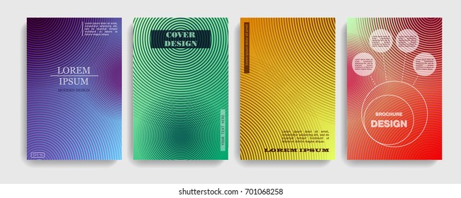 Cool covers design. Trendy minimal design.
