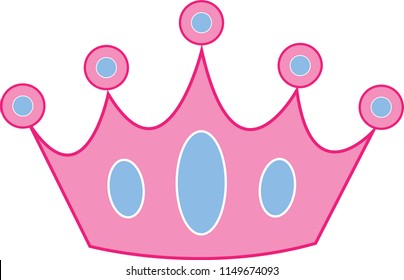 Cool crown illustration will be a perfect design for baby T-shirt