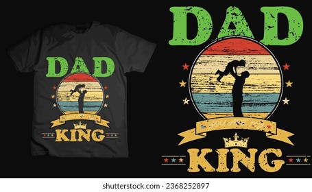 Diseño de plantilla de camiseta de DAD genial