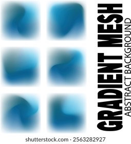 cool dark blue gradient mesh color