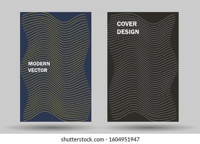 Cool design. front ad. Layout with black stripes on colorful gradient background for marketing.