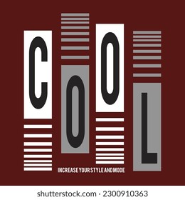 cool design typography vector illustration for print