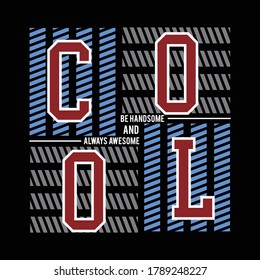 cool design typography,vector illustration for print
