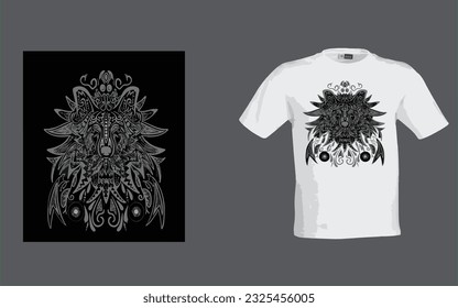 Diseño genial para camiseta blanca