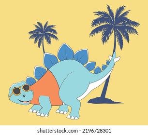 cool dinosaur, Cool summer dinosaur, cool dinosaur