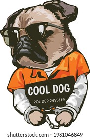 Cool dog t shirt design