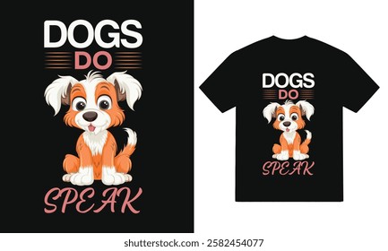 Cool Dog T Shirt Design vector Typography