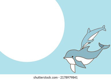Cool Delphin und Quallen-Material.