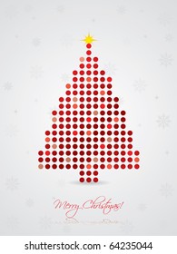 Cool dotted christmas card