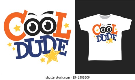 Cool Dude Star T-Shirt und Bekleidung trendig Design mit einfachen Augen Form Typografie, gut für T-Shirt Grafiken, Poster, Druck und andere Verwendungen.