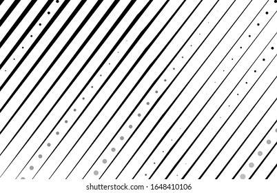 cool dynamic black and white background, lines and dots