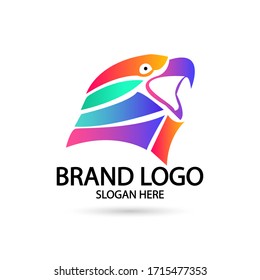 Cool Eagle Logo. For modern Business company brand logo design vector illustration.