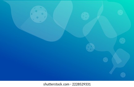 Cool editable vector background of pickleball great for your graphic resources