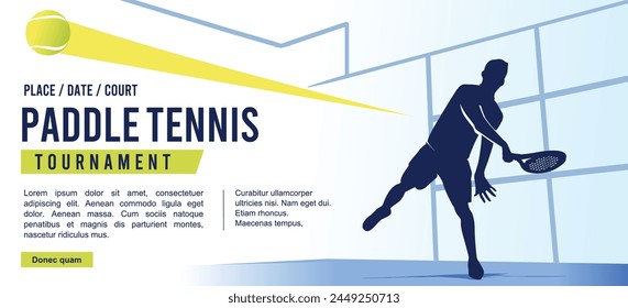 Cool editable vector padel tennis or paddle player with smash best for background or any graphic purpose	